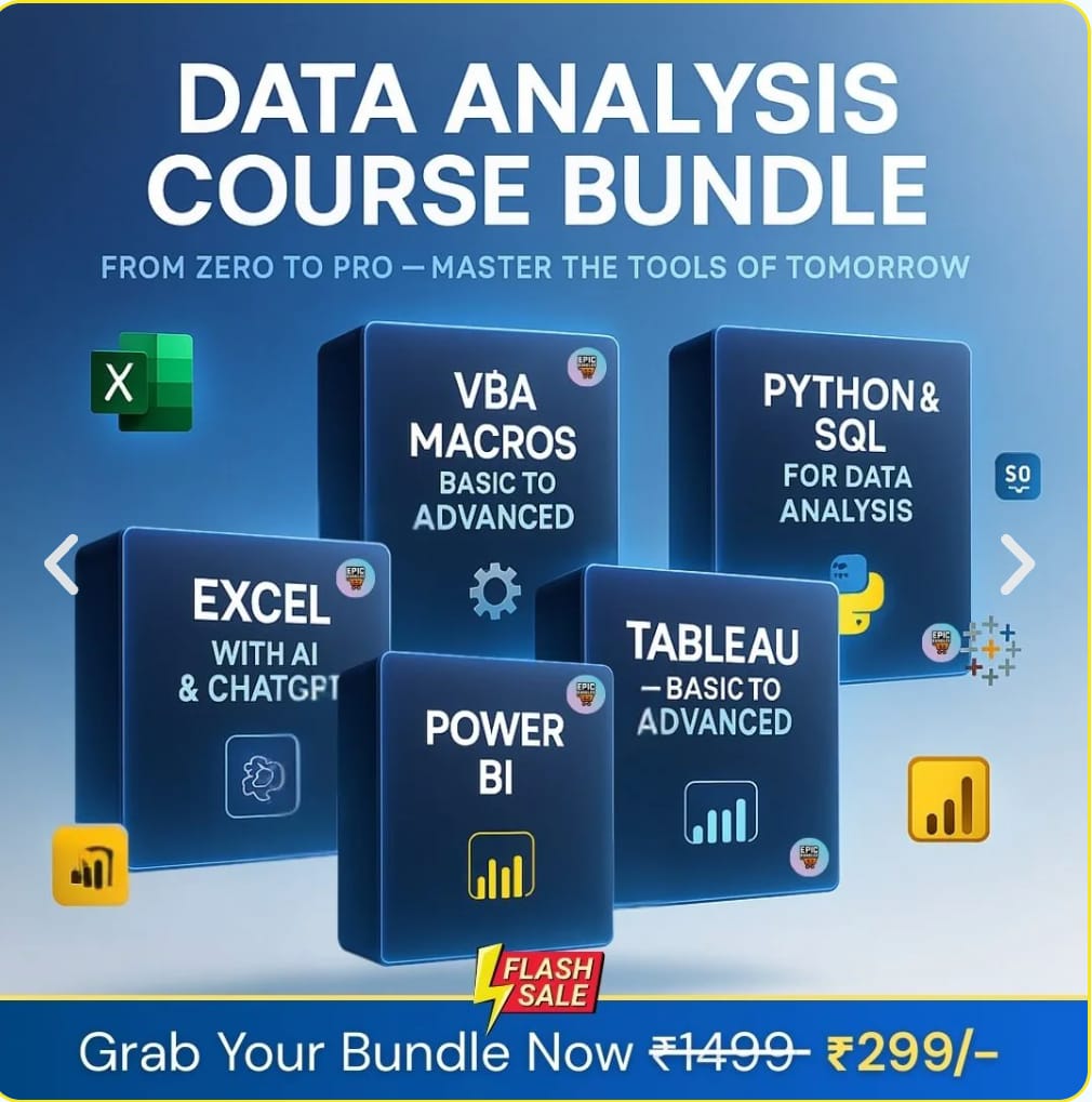 7-in-1 Data Analysis Course Bundle!