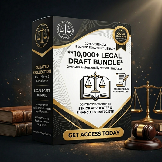 Legal Drafts Combo: 10,000+ Ready-to-Use Legal Drafts – 100% Editable (MS Word & PDF)